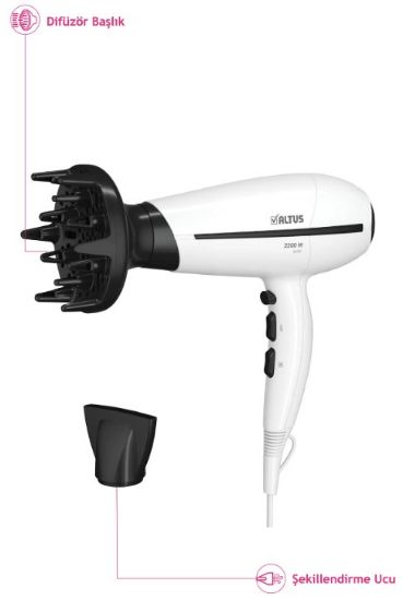 ALTUS AL 7044 S IYONIK 2200 W SAC KURUTMA MAKINESI resmi