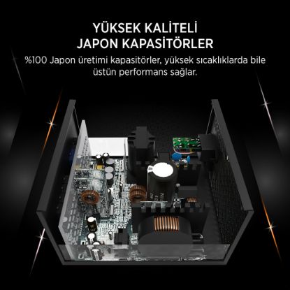 James Donkey JDP650 APFC 12CM 650W Bronze 80+ Power Supply - 3 Yıl Garantili resmi