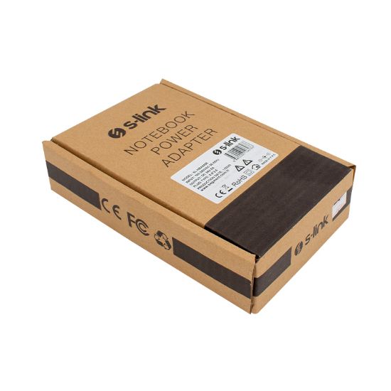 S-LINK SL-NBA2455 24 VOLT - 5 AMPER - 120 WATT 5.5*2.5 UÇLU PLASTİK KASA MASAÜSTÜ ADAPTÖR resmi