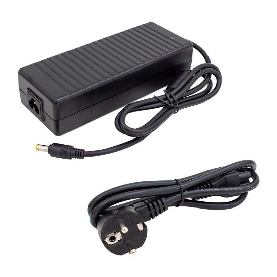 S-LINK SL-NBA2455 24 VOLT - 5 AMPER - 120 WATT 5.5*2.5 UÇLU PLASTİK KASA MASAÜSTÜ ADAPTÖR resmi