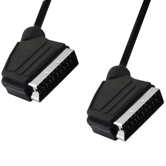 HERZ POŞETLİ 1.2 METRE 7MM SCART SCART KABLO resmi