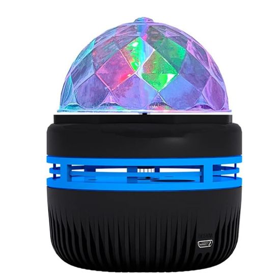 LEDX YQX-6888 MİNİ USBLİ 3W ŞARJLI SİHİRLİ RGB LED DİSKO TOPU resmi
