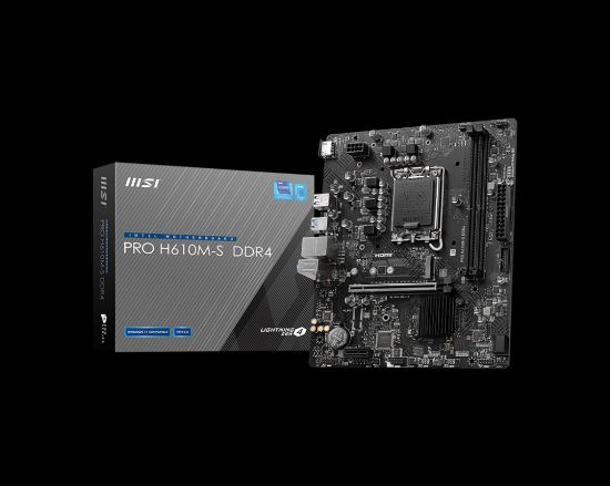 MSI PRO H610M-S DDR4 3200MHZ mATX 1700p resmi