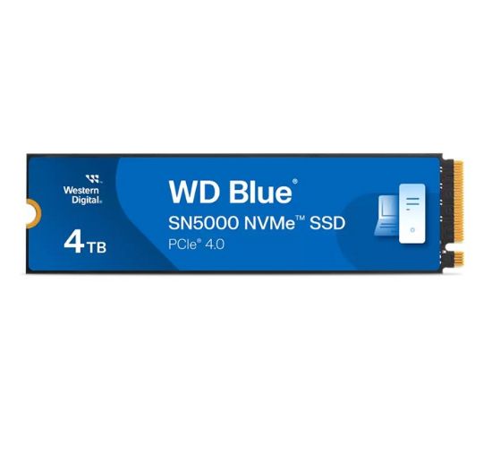 4TB WD BLUE M.2 NVMe SN5000 5500/5000MB/s WDS400T4B0E GEN4 SSD resmi