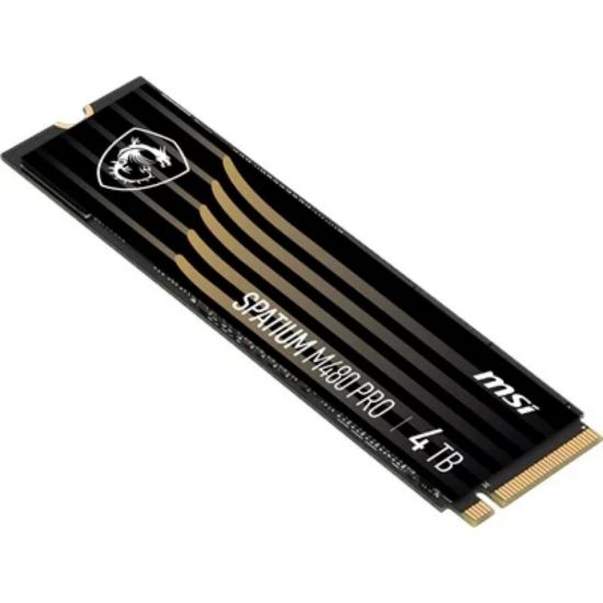 MSI Spatium M480 Pro 4TB PCIe 4.0 NVMe M.2 7400/70 resmi