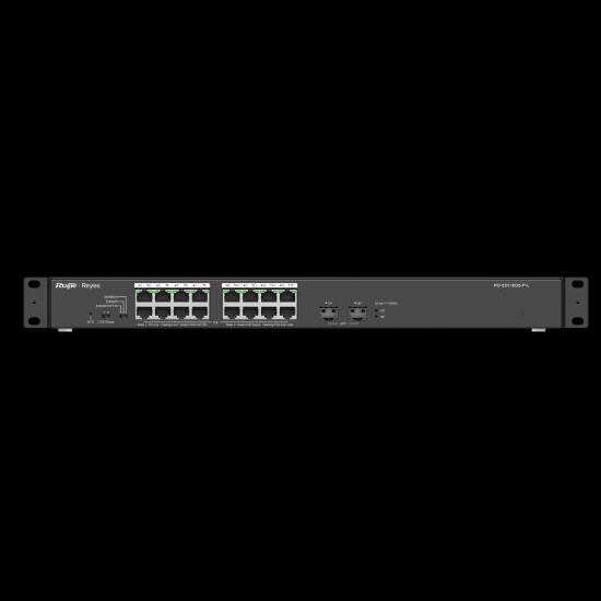 RUİJİE-REYEE RG-ES118GS-P-L 18XGE F.GIGABIT 247W POE SWİTCH resmi