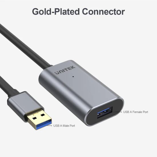 UNITEK USB3.0 UZATMA KABLOSU 10MT PREMIUM CHIPSET (Y-3005) resmi