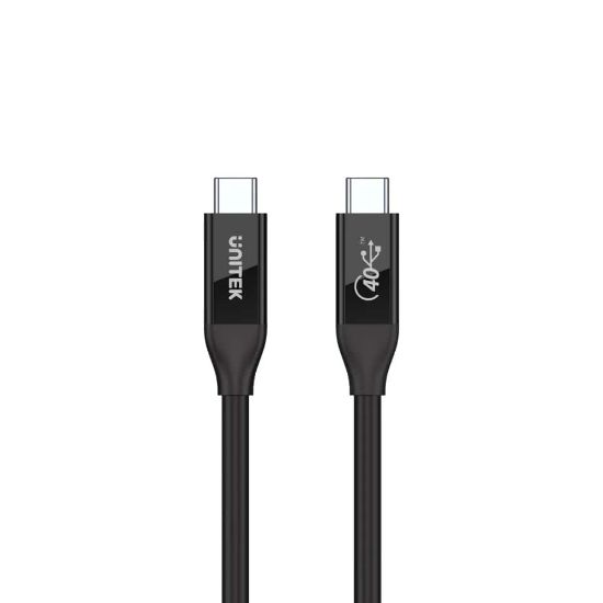 UNITEK USB4 THUNDERBOLT KABLO 0.8MT 40GBPS, 8K&60Hz,100W (C14100BK-0.8M) resmi