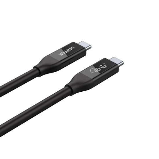 UNITEK USB4 THUNDERBOLT KABLO 0.8MT 40GBPS, 8K&60Hz,100W (C14100BK-0.8M) resmi