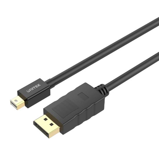 UNITEK MINI DISPLAYPORT TO DISPLAYPORT KABLO 3MT 4K&60Hz (Y-C612BK) resmi
