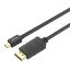 UNITEK MINI DISPLAYPORT TO DISPLAYPORT KABLO 3MT 4K&60Hz (Y-C612BK) resmi