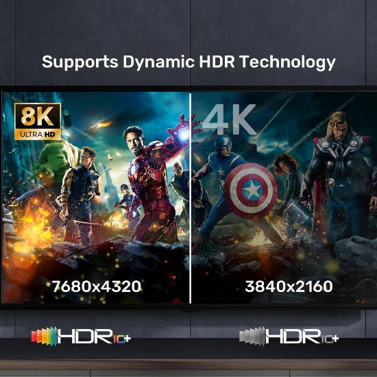 UNITEK HDMI2.1 KABLO 1.5MT 8K&60Hz (C11086GY01-1.5M) resmi