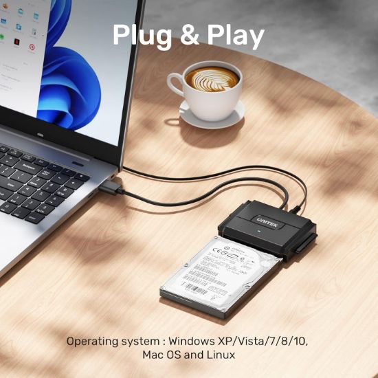 UNITEK USB3.0 TO IDE + SATA II DÖNÜŞTÜRÜCÜ  (Y-3324-EU) resmi