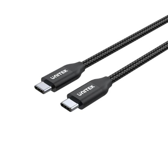 UNITEK TYPE-C HIZLI ŞARJ KABLOSU 2 METRE 100W (C14059BK) resmi
