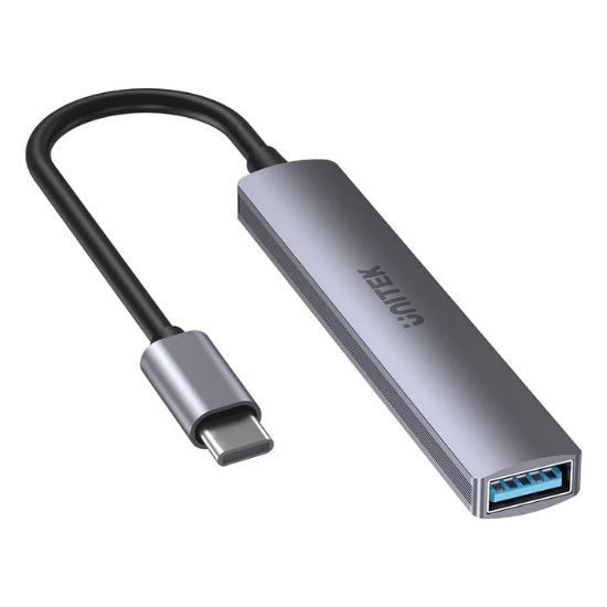 UNITEK TYPE-C TO 4 PORT USB HUB (USB3.0 + 3xUSB2.0) (H1208B) resmi