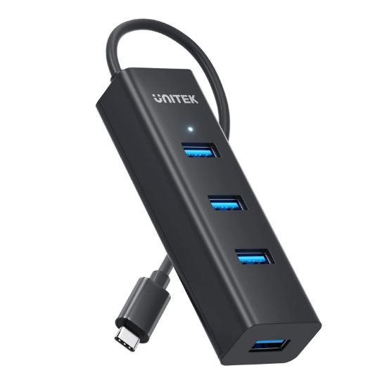 UNITEK TYPE-C TO 4 PORT USB 3.0 + TYPE-C (Y-3089Z01) resmi