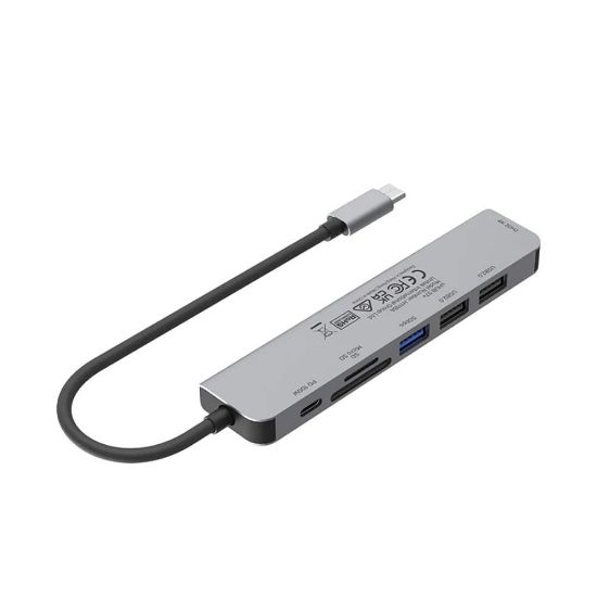 UNITEK USB-C 7in1 UNIVERSAL DOCKING STATION (H1118A) resmi