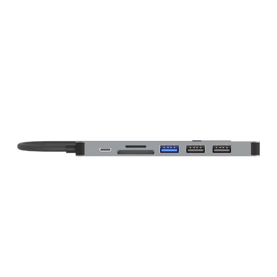 UNITEK USB-C 7in1 UNIVERSAL DOCKING STATION (H1118A) resmi