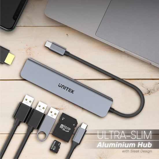 UNITEK USB-C 7in1 UNIVERSAL DOCKING STATION (H1118A) resmi