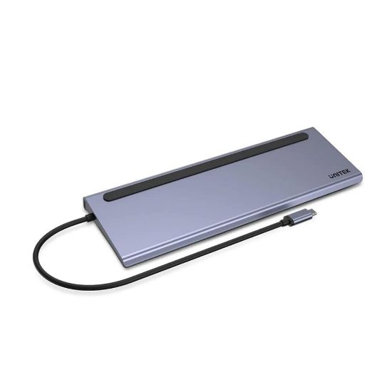 UNITEK USB-C 11in1 UNIVERSAL DOCKING STATION MST DESTEKLİ  (D1022B) resmi