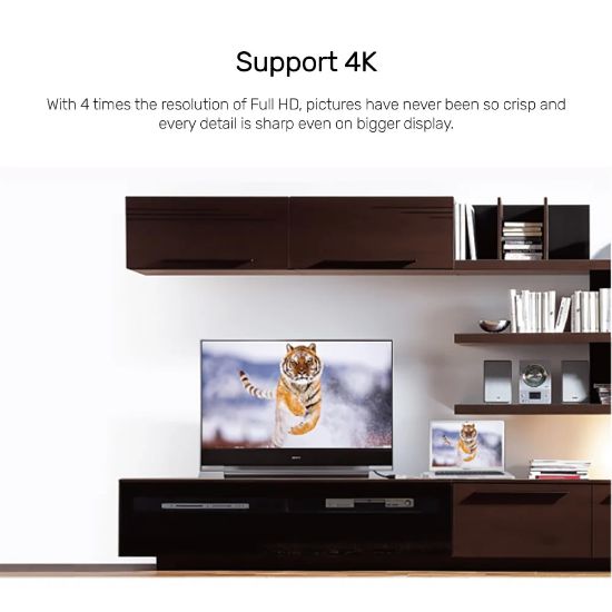 UNITEK MINI DISPLAYPORT TO HDMI DÖNÜŞTÜRÜCÜ 4K&30Hz (Y-6331) resmi