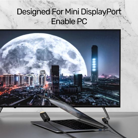 UNITEK MINI DISPLAYPORT TO HDMI DÖNÜŞTÜRÜCÜ 2MT 4K 30Hz (V1152A)  resmi