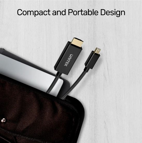 UNITEK MINI DISPLAYPORT TO HDMI DÖNÜŞTÜRÜCÜ 2MT 4K 30Hz (V1152A)  resmi