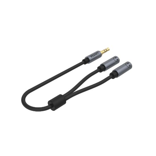 UNITEK 3.5MM AUX KULAKLIK ÇOKLAYICI Y KABLO (Y-C956ABK) resmi