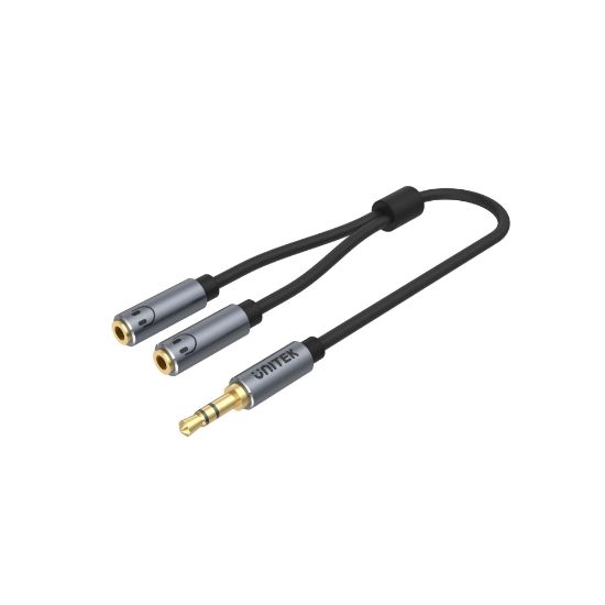 UNITEK 3.5MM AUX KULAKLIK ÇOKLAYICI Y KABLO (Y-C956ABK) resmi