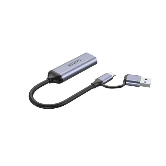 UNITEK 4K VIDEO CAPTURE KART HDMI TO USB-C/A (V1167A) resmi