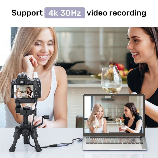 UNITEK 4K VIDEO CAPTURE KART HDMI TO USB-C/A (V1167A) resmi