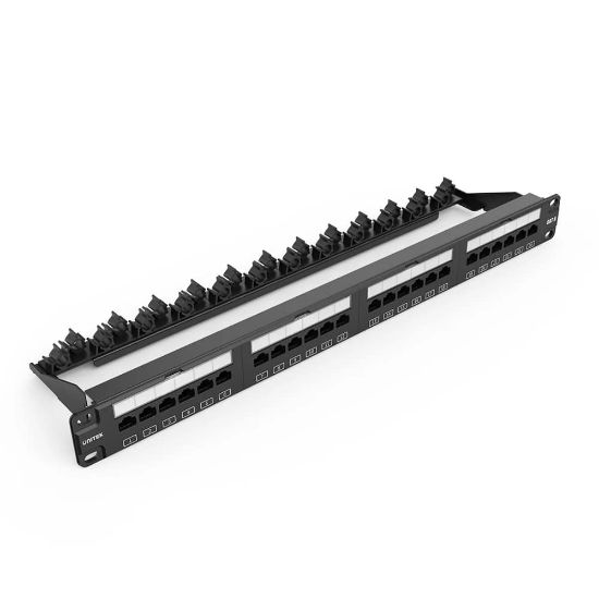 UNITEK CAT6 UTP 24 PORT RJ45 PATCH PANEL (T003A) resmi