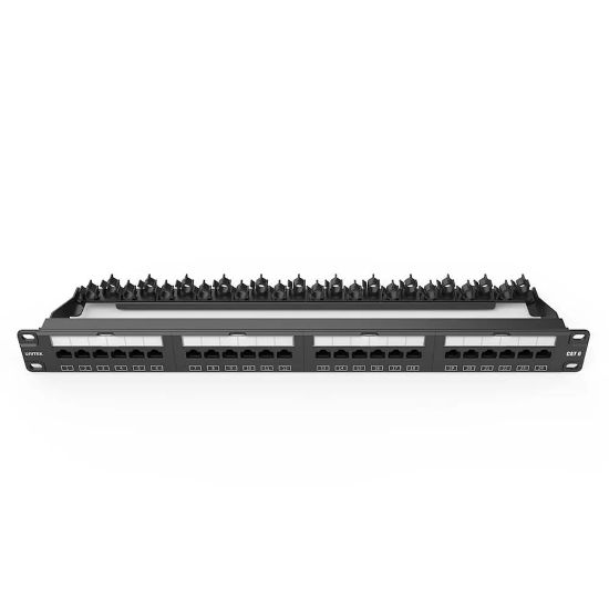 UNITEK CAT6 UTP 24 PORT RJ45 PATCH PANEL (T003A) resmi