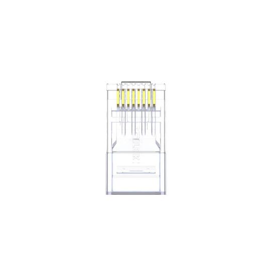 UNITEK CAT6 RJ45 MODULER KONEKTÖR 100'LÜ (Y-OT19TP) resmi