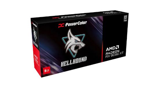 POWERCOLOR HELLHOUND RX9060XT 8GB GDDR6 (RX9060XT 8G-L/OC) EKRAN KARTI resmi