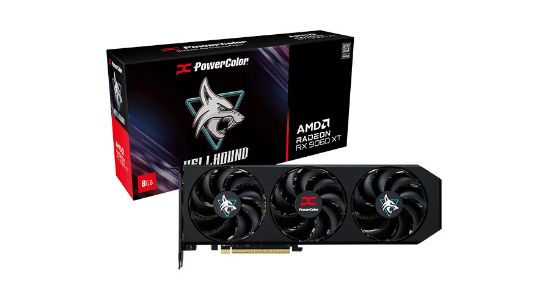 POWERCOLOR HELLHOUND RX9060XT 8GB GDDR6 (RX9060XT 8G-L/OC) EKRAN KARTI resmi