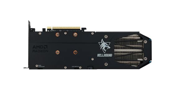 POWERCOLOR HELLHOUND RX9060XT 8GB GDDR6 (RX9060XT 8G-L/OC) EKRAN KARTI resmi
