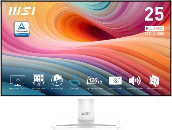 24.5 MSI PRO MP251W E2 IPS FHD 1MS 120HZ  resmi