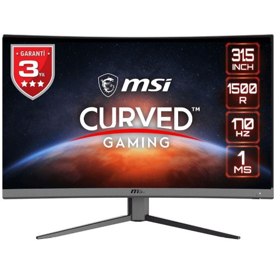 31.5 MSI G32CQ4 E21MS WQHD 1MS 170HZ CURVED GAMING resmi