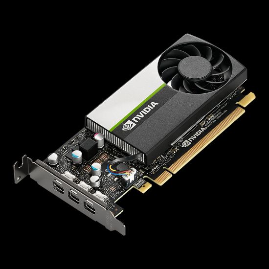 PNY VCNT400 4GB DDR6 64Bit 3 xDISPLAY ÇIKIŞLI PASİF SOĞUTUCULU YAPAY ZEKA AI EKRAN KARTI  (VCNT400-4GB-SB) resmi