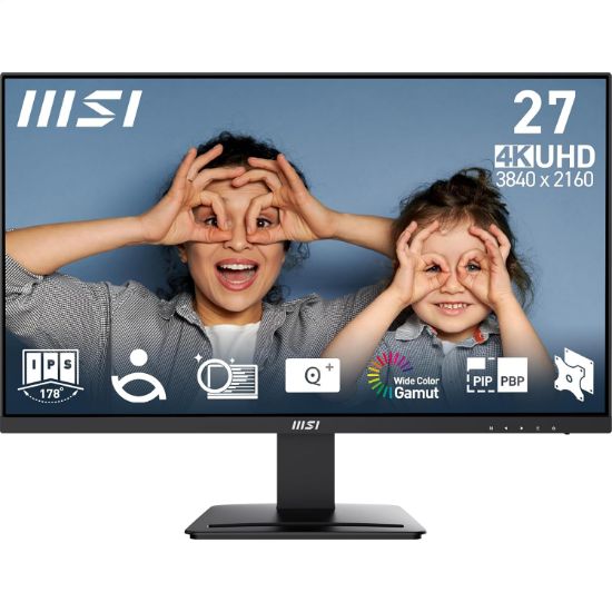 27 MSI PRO MP273U UHD FLAT IPS 4MS 60HZ ANTI-GLARE HDR resmi