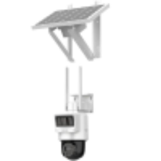 HIKVISION DS-2DE2C400IWG-K/4G/C05S10 4MP 2.8MM LENS GÖRÜNTÜ PIR+RADAR 4G PT SOLAR KAMERA resmi