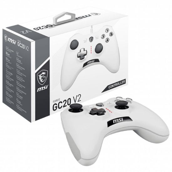 MSI GG FORCE GC20 V2 BEYAZ GAMEPAD resmi