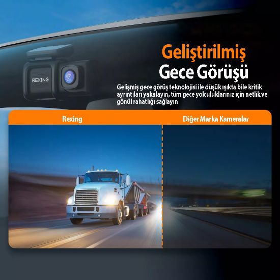 REXING DT2 FHD 1080P ARAC KAMERASI + 32GB SD KART resmi