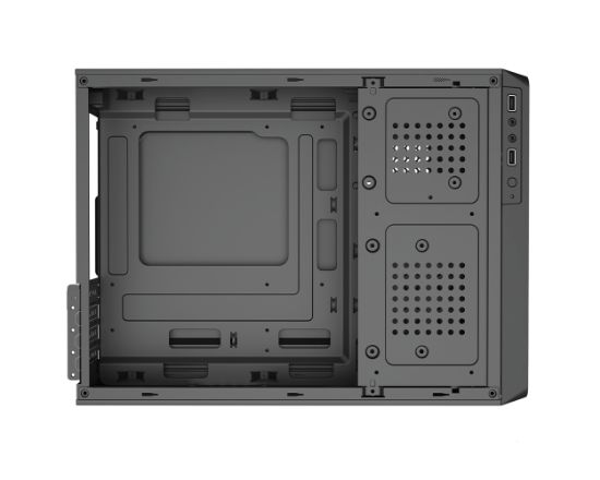 FRISBY FC-S6060B 300W SİYAH SLIM mATX KASA resmi