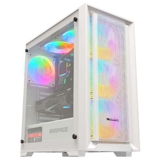 RAMPAGE VOYAGER 750W 80+ BRONZE BEYAZ GAMİNG KASA resmi