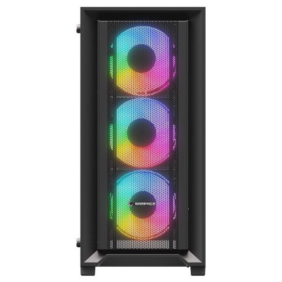 RAMPAGE VOYAGER 750W 80+ BRONZE SİYAH GAMİNG KASA resmi