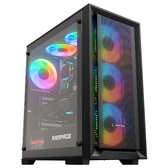 RAMPAGE VOYAGER 750W 80+ BRONZE SİYAH GAMİNG KASA resmi