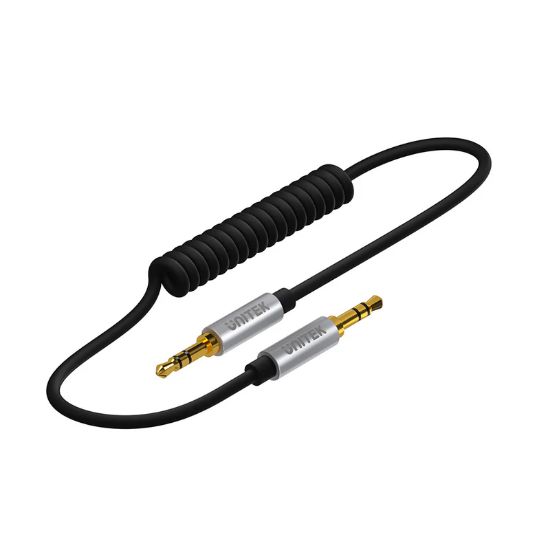 UNITEK 3.5MM AUX SES KABLOSU 1MT ALTIN KAPLAMA (Y-C926ABK) resmi