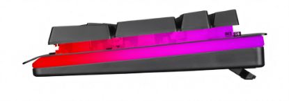 RAMPAGE MIRACLE K2 SIYAH USB RGB Q KLAVYE resmi